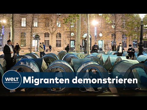 PARISER PROTESTAKTION: Massive Kritik an der Räumung des Migrantencamps durch die Polizei