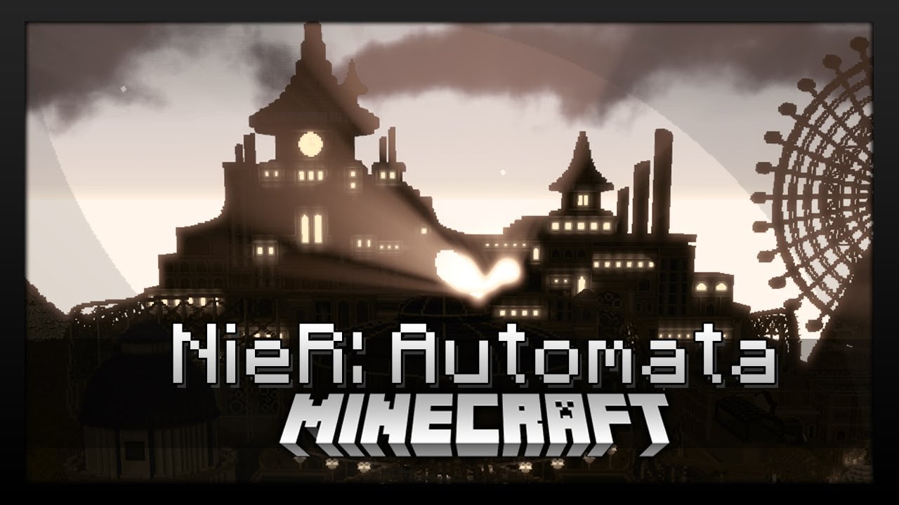 NieR Automata in Minecraft: Amusement Park - YouTube