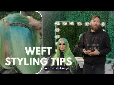 The secret to stying with wefts | Hairlocs | Styling...