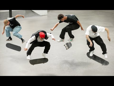 One Hour Of Slow Motion Flatground Skateboarding