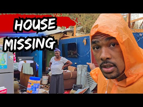 85 Years Old Grandma was Asleep when her HOUSE blew away‼️😱