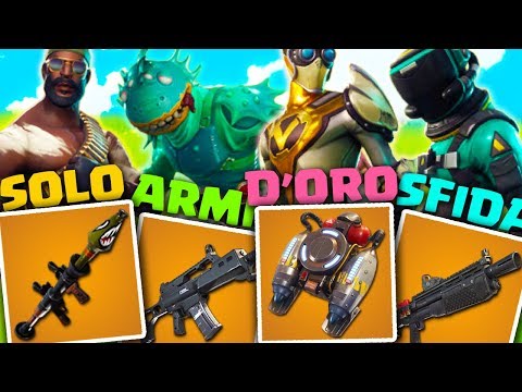 PROVO IL JETPACK NELLA CHALLENGE SOLO ARMI LEGGENDARIE - Fortnite Battle Royale ITA w/ Troppa Gente