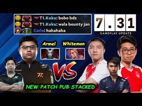 Server SEA PUB STACKED 7.31 NEW PATCH - Armel vs Whitemon Anti Mage Diffusal Blade Dota 2 Gameplay