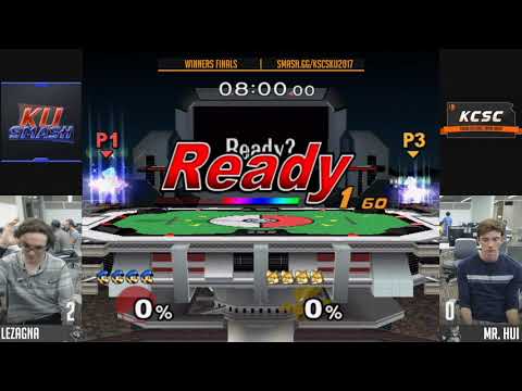 KSCS @ KU SSBM - Lezagna (Luigi) Vs. Mr. Hui (Fox) Winners Finals