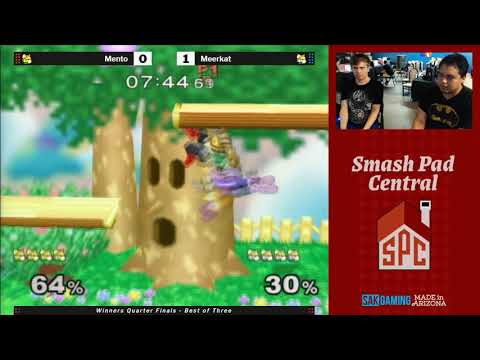 SPC 168 Melee Winners Quarter Finals - Meerkat (Fox-Blue) vs Mento (Fox-Green)