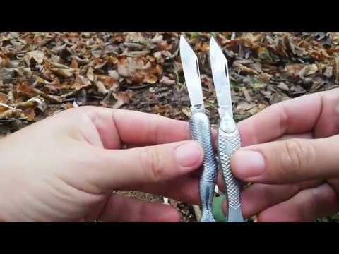 Mikov Rybička vs Nožička--Fish folder vs Leg folder