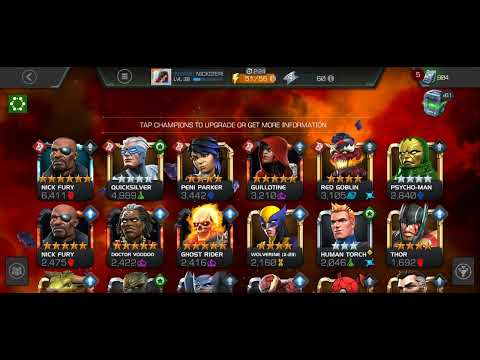 Ranking And Leveling Up 4 Stars X-23 and Peni Parker | MCOC Gameplay