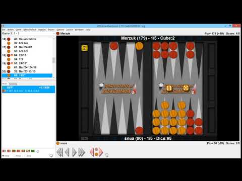 Back-game masterclass -- How to Bear-Off Against a Triple Anchor