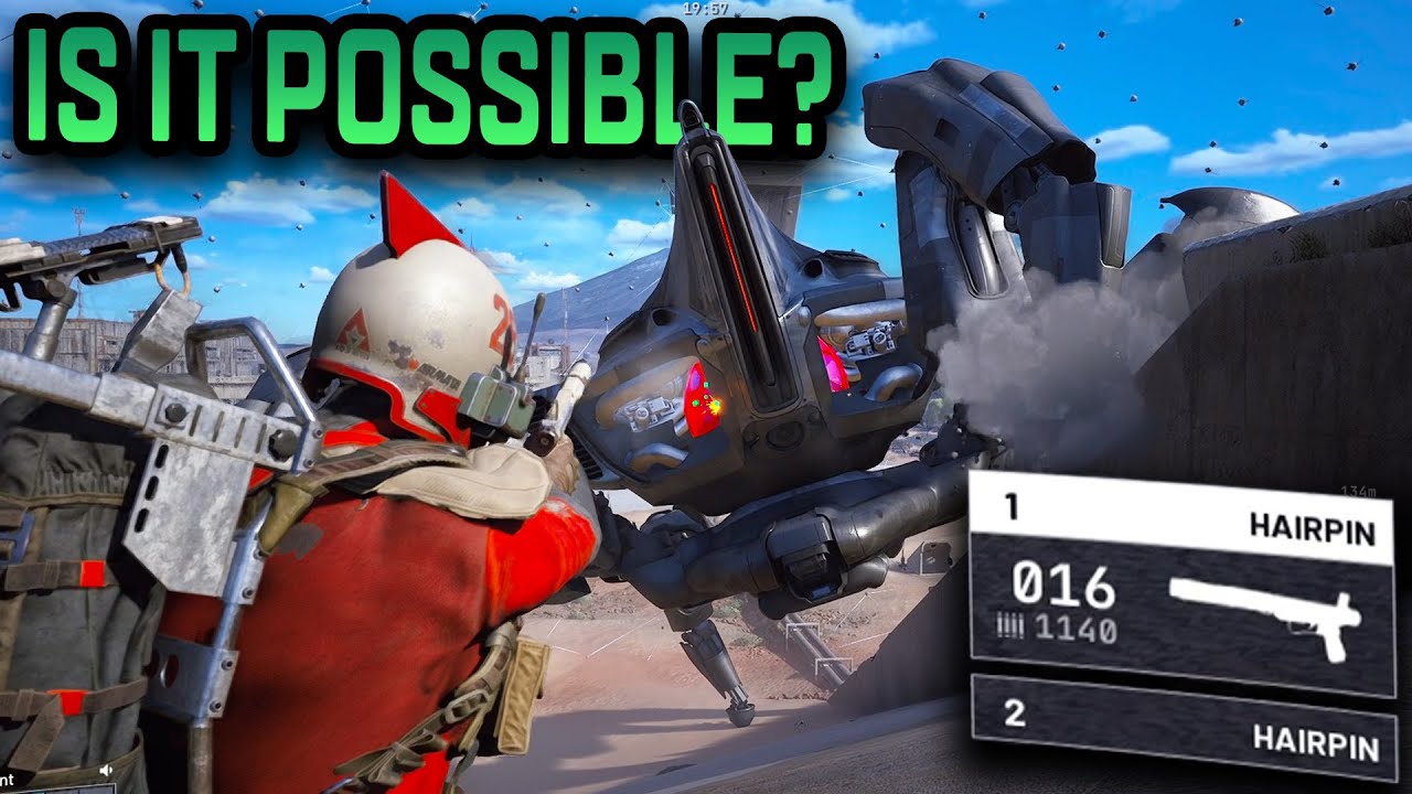 ARC Raiders Hairpin Only Vs Matriarch - YouTube