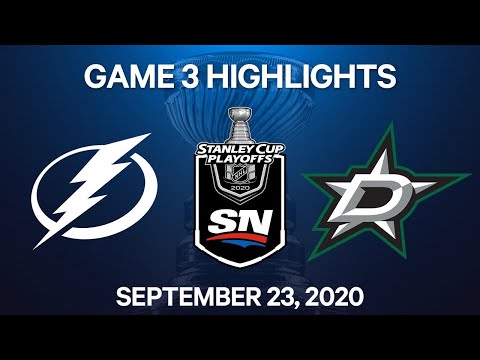 NHL Highlights | Stanley Cup Final, Game 3: Lightning vs. Stars – Sep. 23, 2020