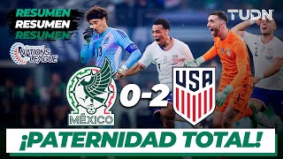 Resumen y goles | México 0-2 Estados Unidos | CONCACAF Nations League 2024 - Final | TUDN