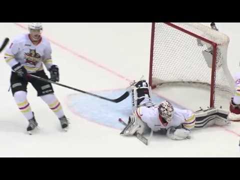 Andrei Makarov put his pad on Denis Tolpeko shot