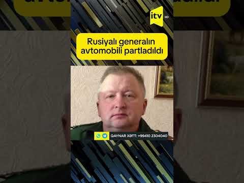Rusiyalı generalın avtomobili partladıldı