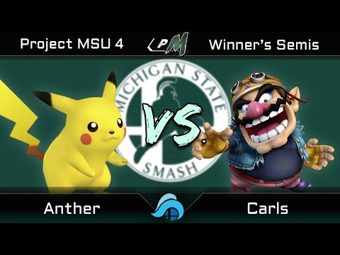 Project MSU 4 Winners Semis - Anther (Pikachu) vs. Carls (Wario)