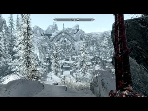 SKYRIM eps 177  Really Cool At End Of Tunnel!