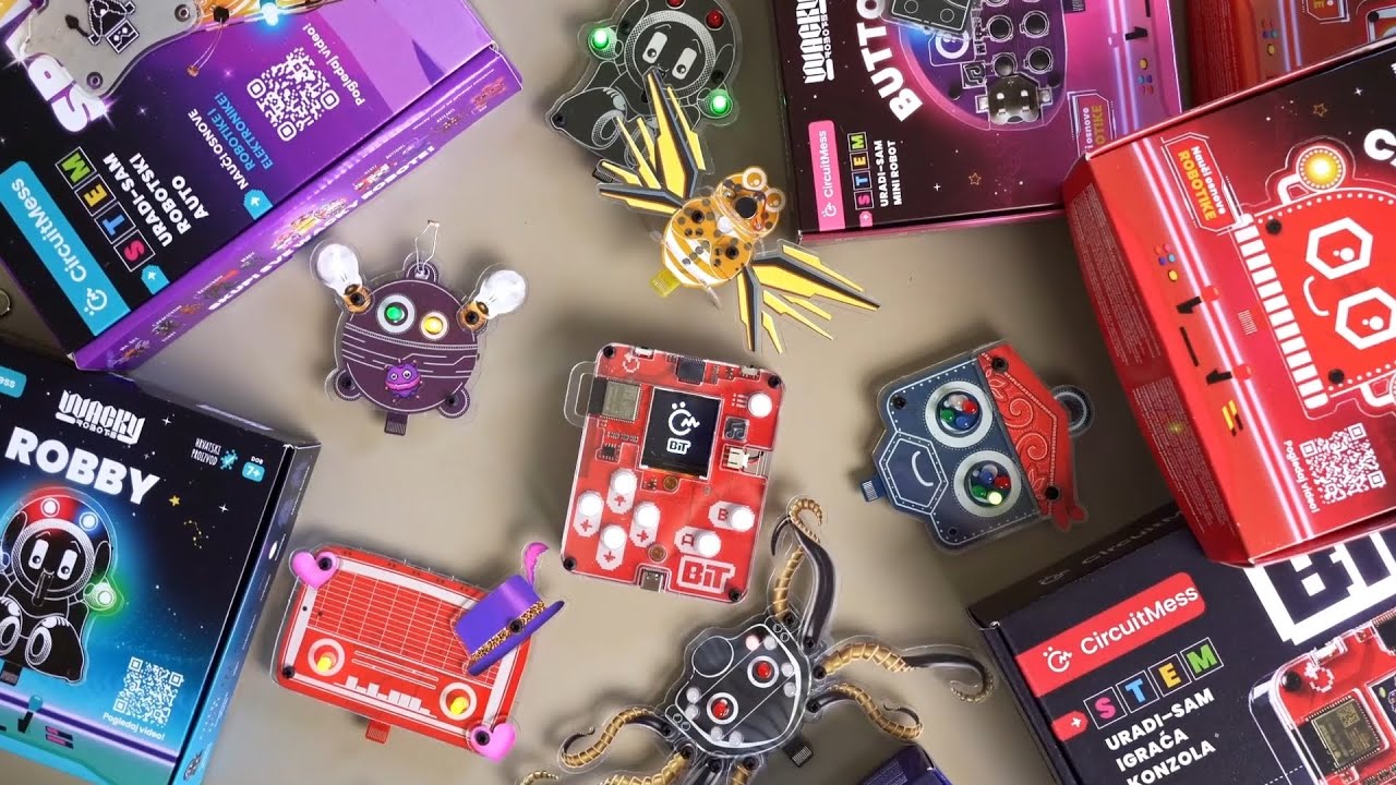 Circuit Mess Wacky Robots – Mr. Bee -EN-