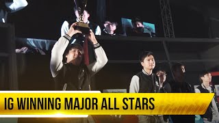 iG Winning the Major All Stars