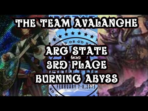 3rd Place ARG State Burning Abyss Deck Profile 2015 (Christian Georges) (TheTeamAvalanche)