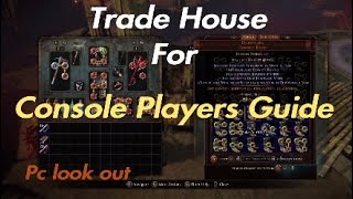 POE Console Trade Explained and FIRST SELL