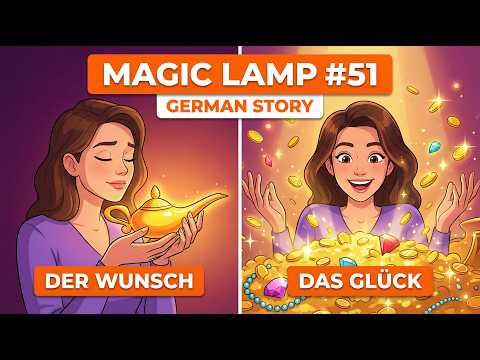 #50 Learn German with a Story: Die Wunderlampe (The Magic Lamp) 🪔