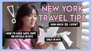 💰 How Much Does It Cost to Visit NYC? Save 40% on Hotels, Food & Shopping | Crystall Cho
