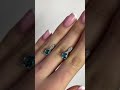 Серебряные серьги с топазом Лондон Блю