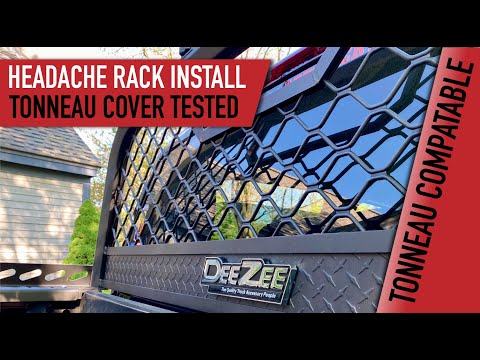 DeeZee Headache Rack Install - TONNEAU COVER COMPATIBLE