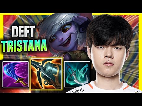 DEFT IS SO CLEAN WITH TRISTANA IN KR SOLOQ! - HLE Deft Plays Tristana ADC vs Kalista!