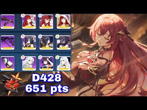 [Honkai Impact 3] Ex-Abyss Red Lotus (D428) - Husk Nihilius 651 pts - GD PV HB (Klein 3*)