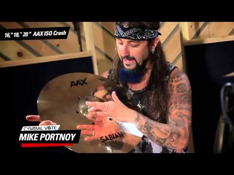 Cymbal Vote - Mike Portnoy - Review - 16" 18" 20" AAX ISO Crash