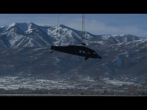 Crashed Utah National Guard helicopters removed from mountain