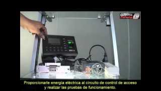 Tutorial - On The Minute® - Conexión de Terminal TCP/IP a Relay y Contra Chapa Magnética