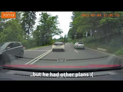 Kia Ceed 1.0 TGDI 120hp 7 overtakes in 1 minute, uphill