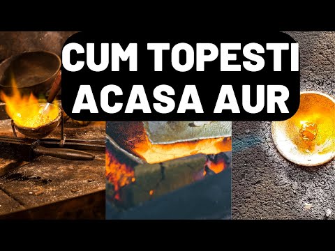 Cum topesti aurul pe azbest acasa - Tutorial - Constantin Silver