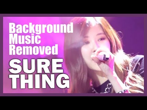 [BGM REMOVED] 170813 BLACKPINK - SURE THING @ JYP's Party People