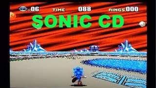Sonic CD on the Mega CD / Sega CD