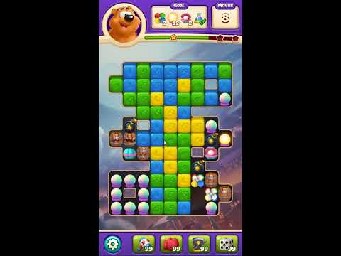 Toon Blast Level 7162 - NO BOOSTERS 🐻🐺🐱 | SKILLGAMING ✔️