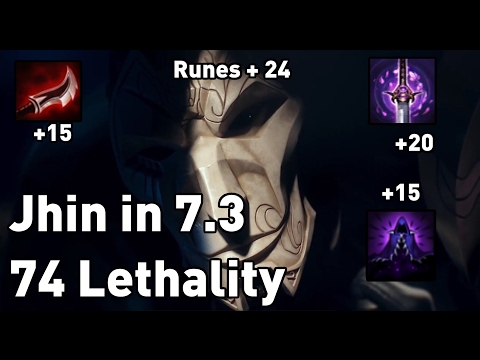 Full Lethality Jhin: A Post Patch 7.3 League of Legends Montage