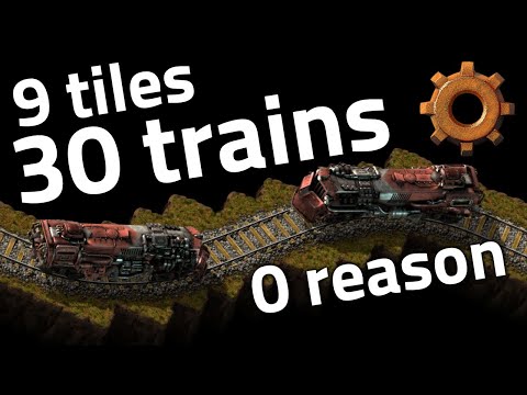How To Pack Factorio's SHORTEST WORLD with Trains!