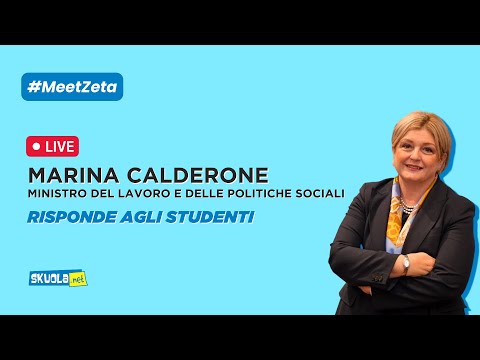 Skuola.net interroga Marina Calderone: il Ministro del Lavoro risponde agli studenti live - #MeetZeta