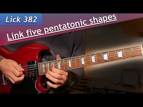 KILLER PENTATONIC LINKING GUITAR LICK - Lick Friday Week 382