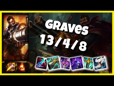 Graves vs Master Yi BR Challenger JUNGLE (13/4/8) Gameplay Replay - Patch 10.23
