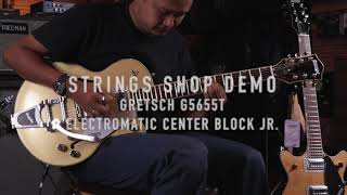Video thumbnail for STRINGS SHOP DEMO : GRETSCH G5655T ELECTROMATIC CENTER BLOCK JR. (2020) by Strings Shop
