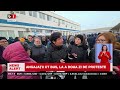 HAOS TOTAL LA CONSTANȚA NICI UN AUTOBUZ CT BUS NU A IEȘIT PE TRASEU A DOUA ZI DE PROTESTE ȘtiriB1