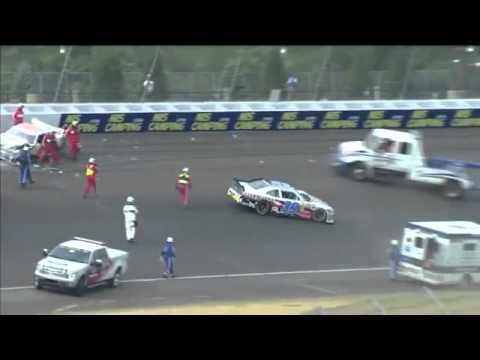 Jamie Dick and Josh Richards Crash - 2012 Alliance Truck Parts 250