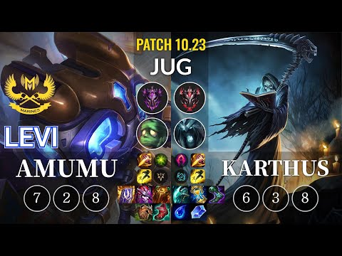 GAM Levi Amumu vs Karthus Jungle - KR Patch 10.23
