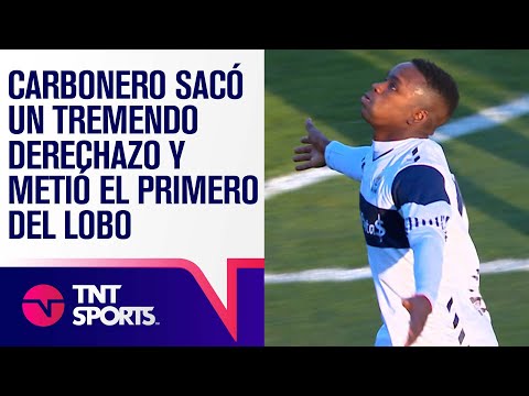 ¡GOLAZO de CARBONERO! 🔥⚽ El colombiano sacó un TREMENDO DERECHAZO para el primero del LOBO