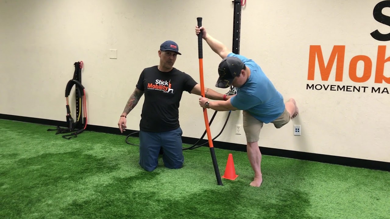 Single-Leg RDLs Made Better Level 2 - Stick Mobility Exercise