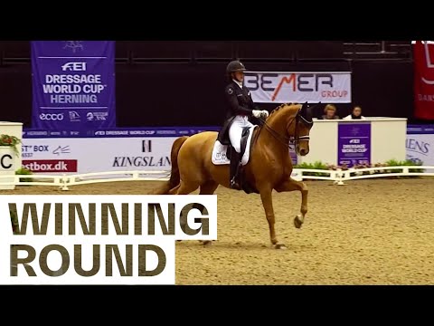 Cathrine Dufour unbeatable again | FEI Dressage World Cup Herning 2021 | #PursuitOfPerfection