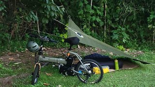 自転車キャンプ　